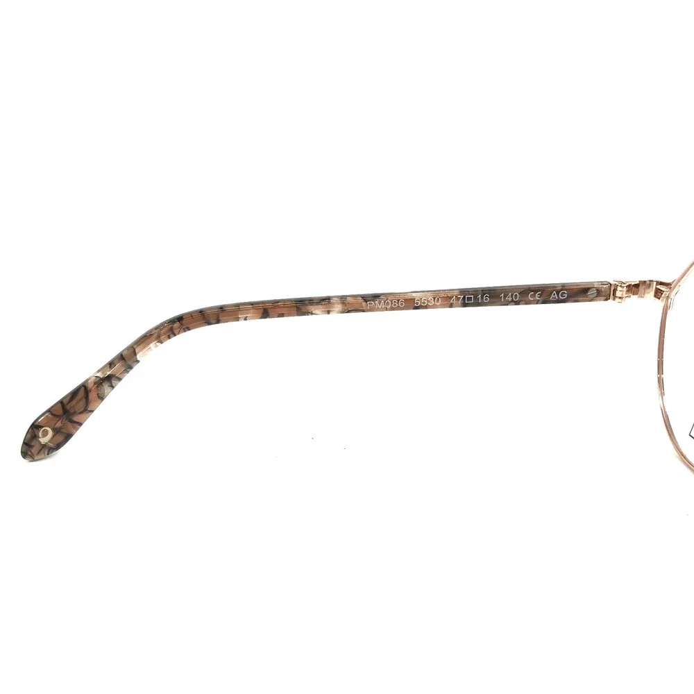 J.F. Rey Petite Eyeglasses Frames PM086 5530 Gray Rose Gold Burgundy 47-16-140